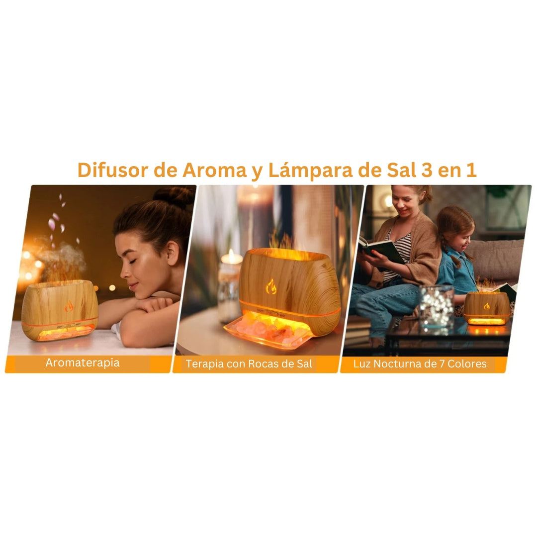 HimaGlow | Difusor de sal 3 en 1